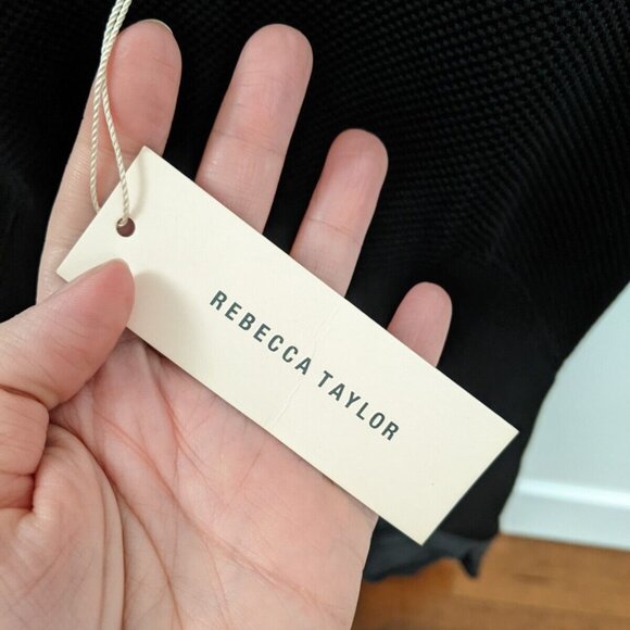 Rebecca Taylor women's black dress in size 6 - Picture 12 of 14